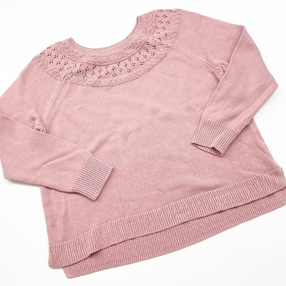 Sonoma pink knit sweater